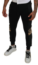 Load image into Gallery viewer, Dolce &amp; Gabbana Elegant Black Jogger Pants for the Modern Man
