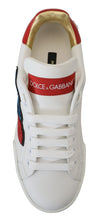 Load image into Gallery viewer, Dolce &amp; Gabbana White Portofino Logo Classic Sneakers Shoes
