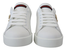 Load image into Gallery viewer, Dolce &amp; Gabbana White Logo Patch Embellished Sneakers Shoes
