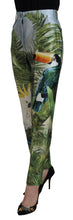 Load image into Gallery viewer, Dolce &amp; Gabbana Elegant High Waist Multicolor Silk Trousers
