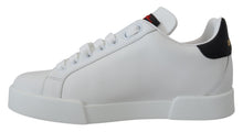 Load image into Gallery viewer, Dolce &amp; Gabbana White Logo Patch Embellished Sneakers Shoes
