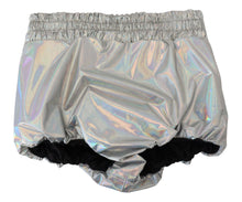 Load image into Gallery viewer, Dolce &amp; Gabbana Elevated Elegance Silver High Waist Shorts
