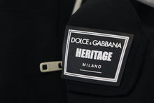 Load image into Gallery viewer, Dolce &amp; Gabbana Elegant Full Zip Black and White Sweater
