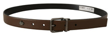 Load image into Gallery viewer, Dolce &amp; Gabbana Classic Brown Leather Belt
