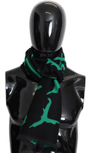 Load image into Gallery viewer, Givenchy Elegant Wool Silk Black Unisex Scarf
