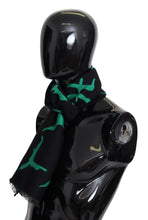 Load image into Gallery viewer, Givenchy Elegant Wool Silk Black Unisex Scarf
