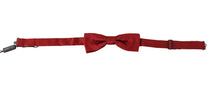 Load image into Gallery viewer, Dolce &amp; Gabbana Elegant Silk Red Bow Tie
