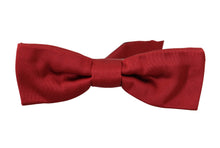 Load image into Gallery viewer, Dolce &amp; Gabbana Elegant Silk Red Bow Tie
