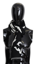 Load image into Gallery viewer, Givenchy Elegant Unisex Wool-Silk Scarf in Black &amp; White
