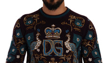 Load image into Gallery viewer, Dolce &amp; Gabbana Elegant Bordeaux Cashmere Crewneck Sweater
