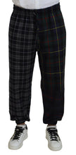 Load image into Gallery viewer, Dolce &amp; Gabbana Multicolor Checkered Wool Men Jogger Pants
