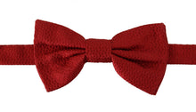 Load image into Gallery viewer, Dolce &amp; Gabbana Elegant Red Silk Bow Tie
