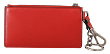 Load image into Gallery viewer, Dolce &amp; Gabbana Elegant Leather Keychain in Vibrant Red
