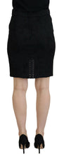 Load image into Gallery viewer, Dolce &amp; Gabbana Elegant Black High-Waist Silk-Lined Skirt
