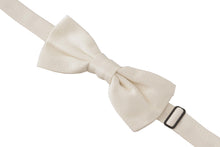 Load image into Gallery viewer, Dolce &amp; Gabbana Elegant Off White Silk Bow Tie
