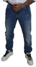 Load image into Gallery viewer, Dolce &amp; Gabbana Blue Washed Skinny Cotton Denim Jeans
