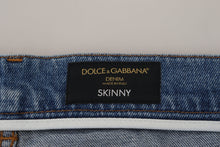 Load image into Gallery viewer, Dolce &amp; Gabbana Blue Washed Skinny Cotton Denim Jeans

