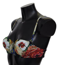 Load image into Gallery viewer, Dolce &amp; Gabbana Floral Elegance Elastic Bikini Top
