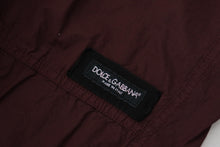 Load image into Gallery viewer, Dolce &amp; Gabbana Bordeaux Cotton Cargo Jogger Sweatpants Pants
