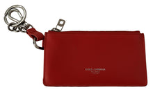 Load image into Gallery viewer, Dolce &amp; Gabbana Elegant Leather Keychain in Vibrant Red
