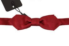 Load image into Gallery viewer, Dolce &amp; Gabbana Elegant Red Silk Bow Tie
