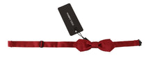 Load image into Gallery viewer, Dolce &amp; Gabbana Elegant Red Silk Bow Tie
