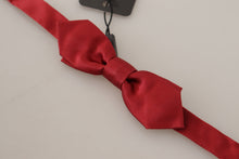 Load image into Gallery viewer, Dolce &amp; Gabbana Elegant Red Silk Bow Tie
