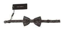 Load image into Gallery viewer, Dolce &amp; Gabbana Elegant Black Silk Bow Tie
