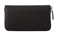 Load image into Gallery viewer, Gucci Elegant Black Leather Zip-Around Wallet
