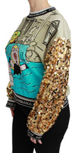 Load image into Gallery viewer, Dolce &amp; Gabbana Year of the Pig Sequined Top  Sweater
