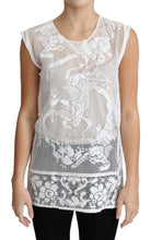 Load image into Gallery viewer, Dolce &amp; Gabbana Chic Lace Floral Sleeveless Top
