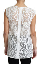 Load image into Gallery viewer, Dolce &amp; Gabbana Chic Lace Floral Sleeveless Top
