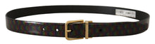Load image into Gallery viewer, Dolce &amp; Gabbana Elegant Vernice Leather Belt with Silver Buckle
