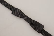 Load image into Gallery viewer, Dolce &amp; Gabbana Elegant Black and White Silk Bow Tie
