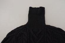 Load image into Gallery viewer, Dolce &amp; Gabbana Elegant Black Wool-Cashmere Pullover Sweater
