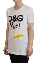 Load image into Gallery viewer, Dolce &amp; Gabbana Chic White Cotton Logo Tee
