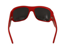 Load image into Gallery viewer, Dolce &amp; Gabbana Swarovski Stone Embellished Red Sunglasses
