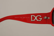 Load image into Gallery viewer, Dolce &amp; Gabbana Swarovski Stone Embellished Red Sunglasses
