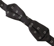 Load image into Gallery viewer, Dolce &amp; Gabbana Polka Dot Silk Bow Tie in Black and White
