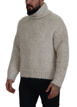 Load image into Gallery viewer, Dolce &amp; Gabbana Elegant Cream Turtleneck Wool Blend Sweater
