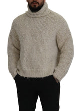 Load image into Gallery viewer, Dolce &amp; Gabbana Elegant Cream Turtleneck Wool Blend Sweater

