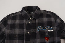 Load image into Gallery viewer, Dolce &amp; Gabbana Elegant Black and Gray Button Down Shirt
