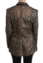 Load image into Gallery viewer, Dolce &amp; Gabbana Elegant Gold Floral Lace Blazer Jacket
