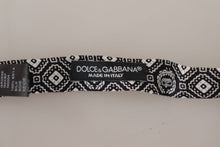 Load image into Gallery viewer, Dolce &amp; Gabbana Elegant Silk Black Bow Tie
