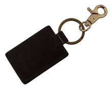 Load image into Gallery viewer, Dolce &amp; Gabbana Elegant Unisex Leather Keyring with Gold Detail
