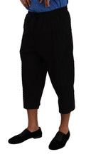 Load image into Gallery viewer, Dolce &amp; Gabbana Elegant Black Cotton Blend Cropped Pants
