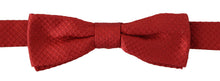 Load image into Gallery viewer, Dolce &amp; Gabbana Elegant Red Silk Bow Tie
