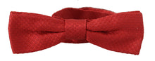 Load image into Gallery viewer, Dolce &amp; Gabbana Elegant Red Silk Bow Tie
