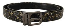 Load image into Gallery viewer, Dolce &amp; Gabbana Elegant Italian Leather Belt with Crown Detail

