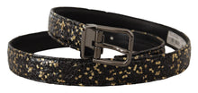 Load image into Gallery viewer, Dolce &amp; Gabbana Elegant Italian Leather Belt with Crown Detail
